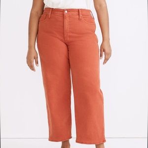 Madewell Women's Flare & Wide Leg Jeans in Rust
